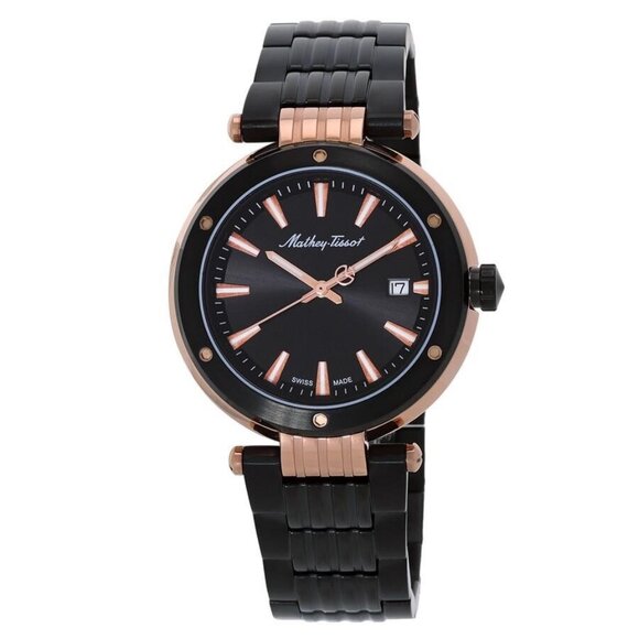 NWT Mathey-Tissot Fashion Men's Quartz Steel Authentic Watch - Picture 1 of 3